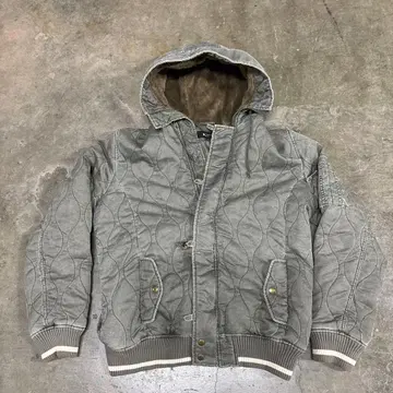 VENTINA 퀼팅 자켓 그레이 그린 y2k archive