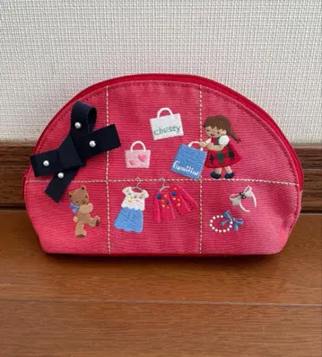 [ 미사용품 ] chesty 체스티 familiar 파미리아 파우치