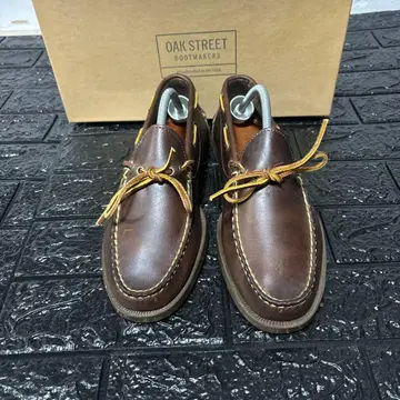 OAK STREET BOOTMAKERS 브라운 가죽 로퍼
