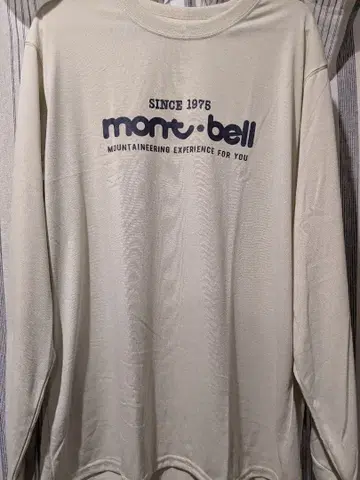몽벨 mont-bell 로고 50th WIC. 롱T XL