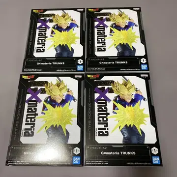 드래곤볼 Z G x materia 트렁크 피규어 4체 세트