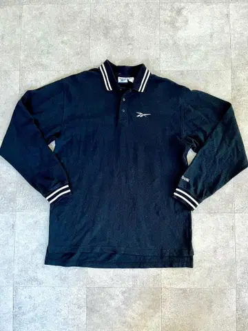 오버 사이즈 블랙 피케 셔츠