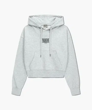 W SMALL CLASSIC LOGO CROP HOODIE