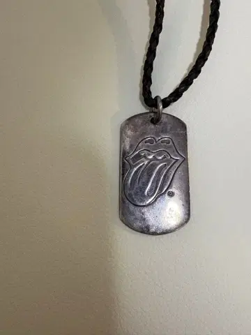 롤링 스톤즈 목걸이 빈티지 목걸이 펜던트