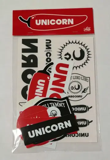 UNICORN 오쿠다 타미오 치리치리 스티커 세트 타투 씰 플렉