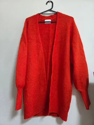 UNITED ARROWS 오렌지 가디건 긴팔 니트 가디건