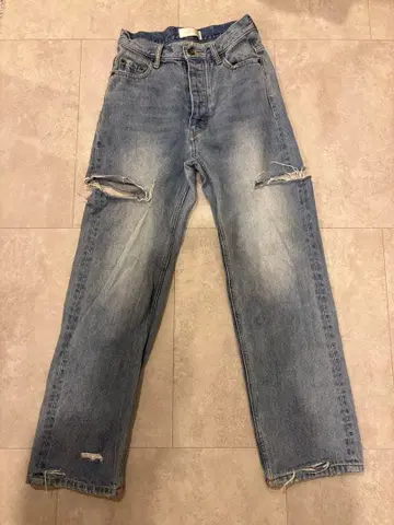 searoomlynn 사이드컷 버튼 플라이 데님