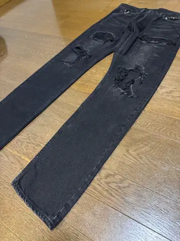 TAKAHIROMIYASHITA 마인 데님 스키니 데님 블랙