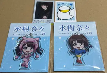 미즈키 나나 아크릴 키링 2종 GiGO 봉제 인형/폴라로이드 포함