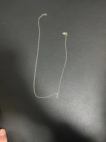 BEAMS 실버 체인 목걸이 약 45cm