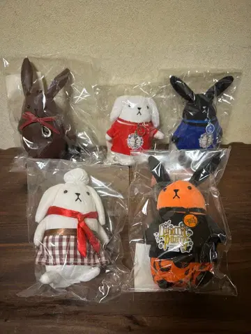 츠키우사. 키링 봉제 인형 5세트 새상품 무료배송 익명 배송