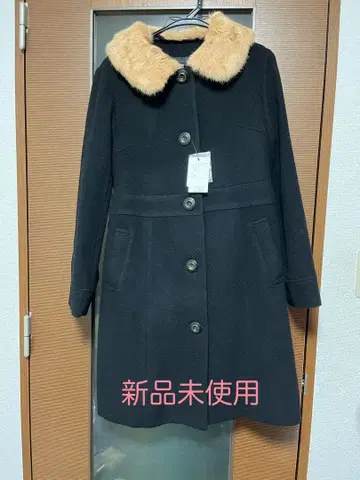 미사용 새상품 블랙 롱 코트 L 사이즈