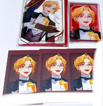 큐피파라 길 오토후유 아크릴 카드 아크릴 스탠드 미니 포토 카드