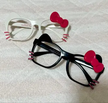 USJ 헬로키티 안경 2가지 색상 세트