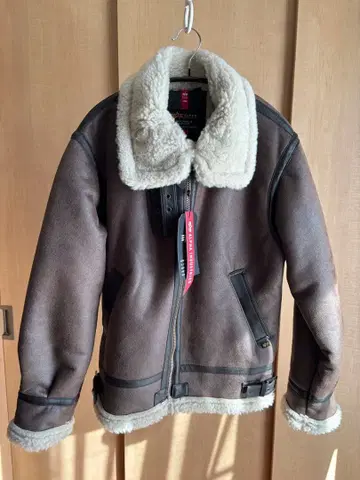 ALPHA INDUSTRIES 페이크 무스탕 플라이트 자켓 L