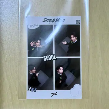 SnowMan 1st popup 한국 메구로 렌 즉석 사진