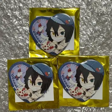 귀멸의 칼날 스트로베리 페스티벌 하트 캔뱃지 캔뱃지 이구로 오바나이