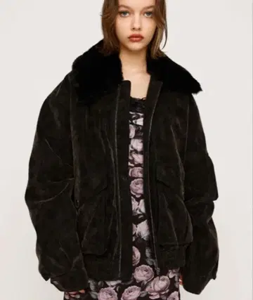 SLY WASHED PUFFER 블루종