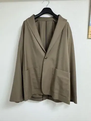 irenisa relaxed shoulder jacket mocha