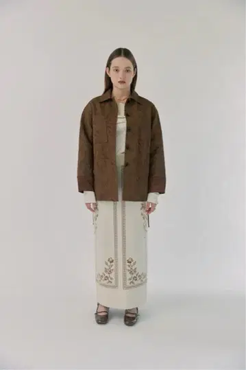 Eaphi 브라운 테일러드 자켓