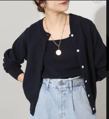 SLOBE IENA fluffy 크루넥 가디건