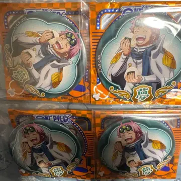 하이 캔뱃지 코비 ONE PIECE 4개
