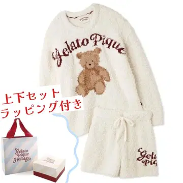 [ HOLIDAY ] 젤라토 스노우 베어 자카드 풀오버 & 숏팬츠