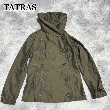 타트라스 로고 패치 하이넥 밀리터리 자켓