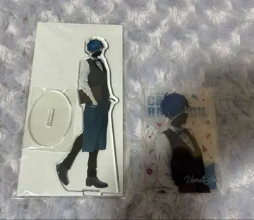 CR VanilLa 아크릴 스탠드 gigo 콜라보 카페 클리어 카드