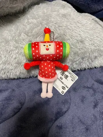 카타마리 가방에 달 수 있는 봉제 인형 이치고짱