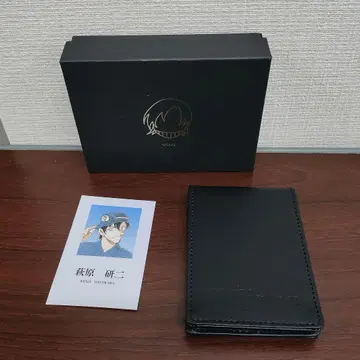 하기와라 켄지 천연 가죽 패스 케이스 명탐정 코난