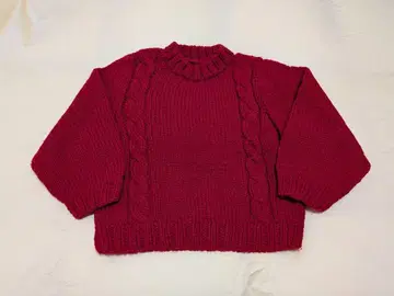 핸드메이드 스웨터 (레드)