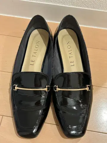 LE TALON 블랙 로퍼 우천 겸용 23.5cm