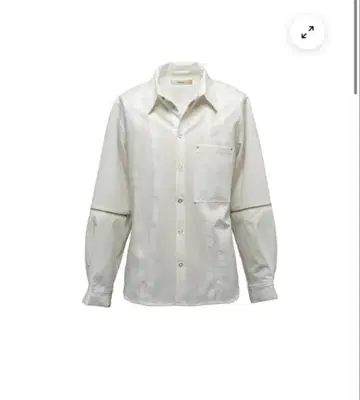 jentlouis Arm zip Regular Shirt white M