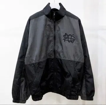 포크찹 나일론 자켓 블랙/그레이