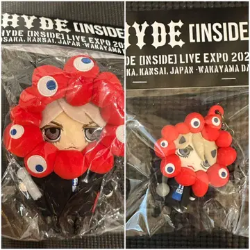 HYDE 미야쿠미야쿠 변신 봉제 인형 키링 오사카 엑스포