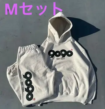 M 세트 그레이 후디 팬츠 세트