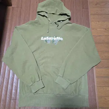 Lafayette 올리브 그린 후드 부착 후드티