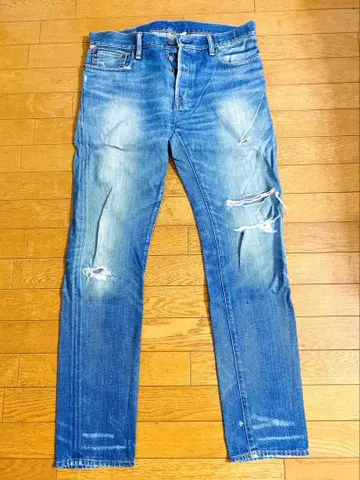 데님&서플라이 랄프 로렌 데미지 데님 청바지