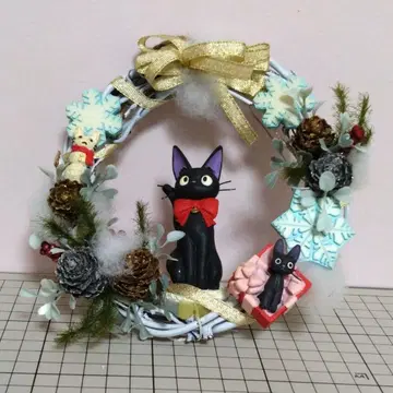 지지 크리스마스 리스 상자 없음