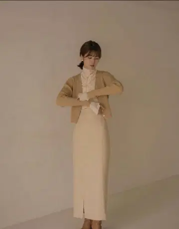 Eaphi high waist slit long skirt