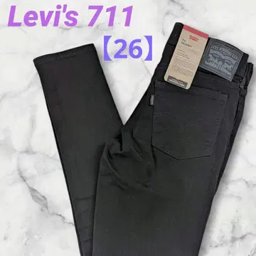 새상품 Levi's 711 SKINNY 리바이스 스키니 [ 26 ] 블랙