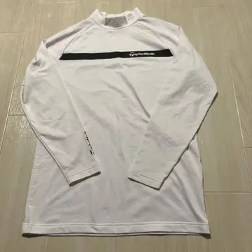 테일러메이드 긴팔 모크넥 화이트 M