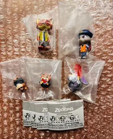 주토피아 나라붕은. 전 4종 컴플리트 세트