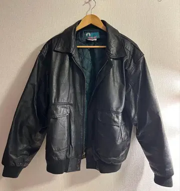 Timber Trail 가죽 자켓 L 가죽 블루종
