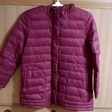 골든 베어 와인 레드 다운 코트 LL