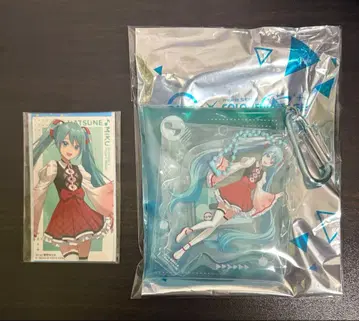 프로세카 스시로 멀티 파우치 아크릴 참 스티커 하츠네 미쿠