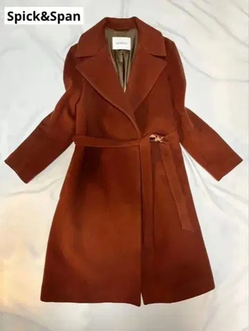 16일까지 가격 인하 Spick&Span 벨트 포함 롱 코트 브라운