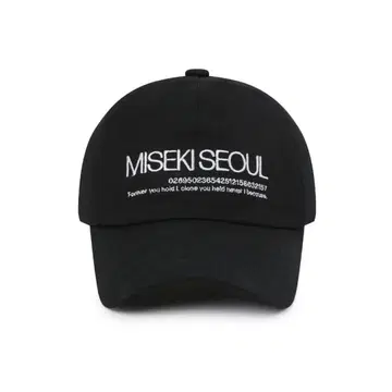 Misekiseoul 로고 볼캡 미세서울 캡 한국