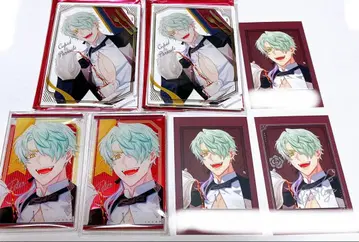 큐피파라 피터 오토후유 아크릴 스탠드 아카 미니 포토 카드 레어